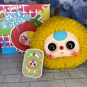 BABY THREE Fruit Garden Zipper Pouch Blind Box